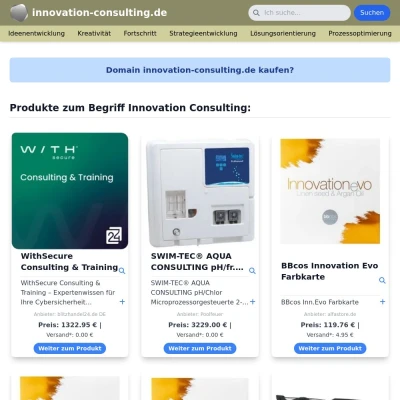 Screenshot innovation-consulting.de