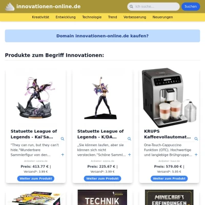 Screenshot innovationen-online.de