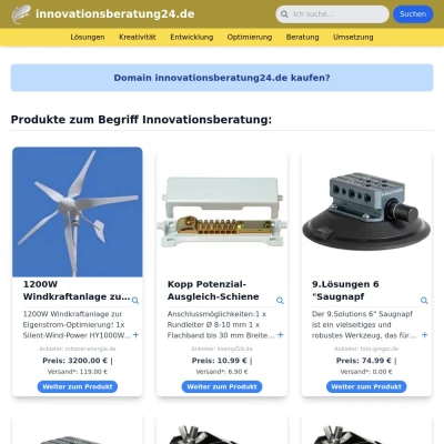 Screenshot innovationsberatung24.de