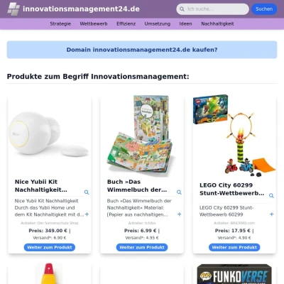 Screenshot innovationsmanagement24.de