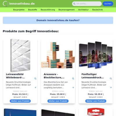 Screenshot innovativbau.de