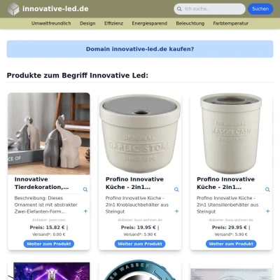 Screenshot innovative-led.de