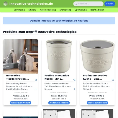 Screenshot innovative-technologies.de