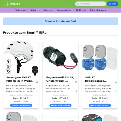 Screenshot inrl.de