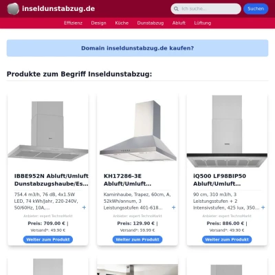 Screenshot inseldunstabzug.de