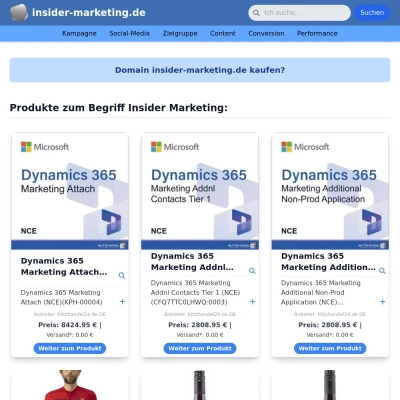 Screenshot insider-marketing.de