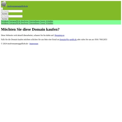 Screenshot insolvenzantragspflicht.de