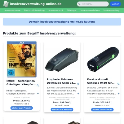 Screenshot insolvenzverwaltung-online.de