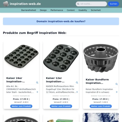 Screenshot inspiration-web.de