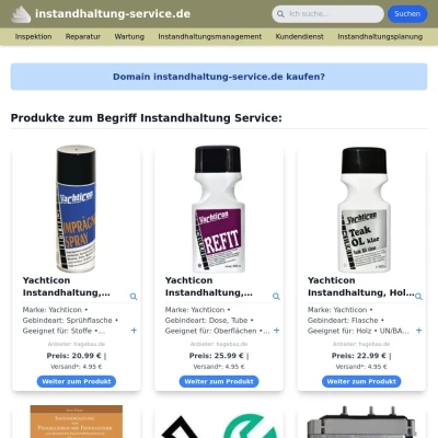 Screenshot instandhaltung-service.de