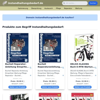 Screenshot instandhaltungsbedarf.de