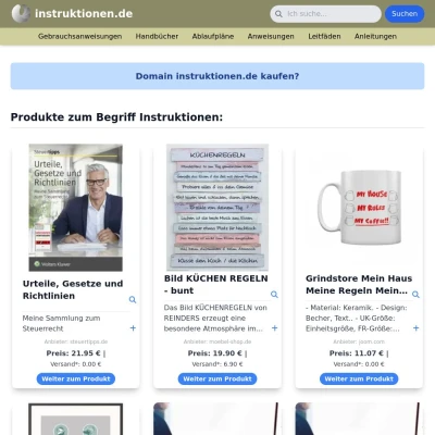 Screenshot instruktionen.de
