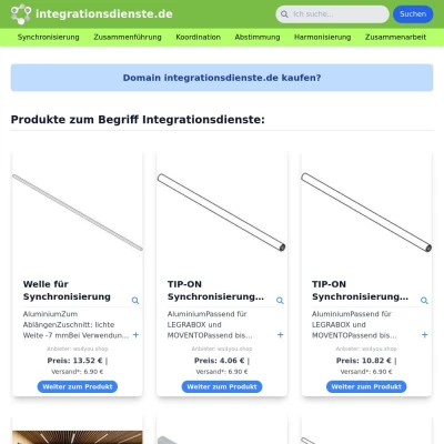 Screenshot integrationsdienste.de