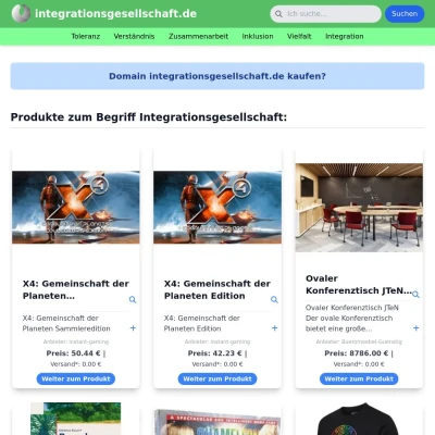 Screenshot integrationsgesellschaft.de