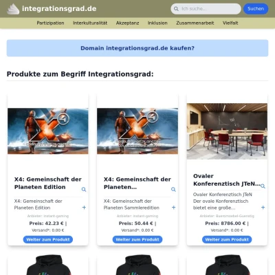 Screenshot integrationsgrad.de