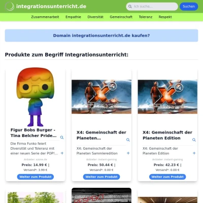 Screenshot integrationsunterricht.de