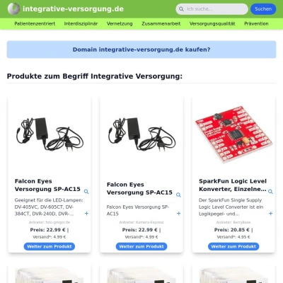 Screenshot integrative-versorgung.de