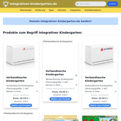 Screenshot integrativer-kindergarten.de