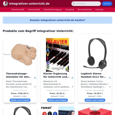 Screenshot integrativer-unterricht.de