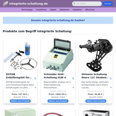 Screenshot integrierte-schaltung.de