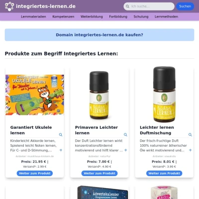 Screenshot integriertes-lernen.de