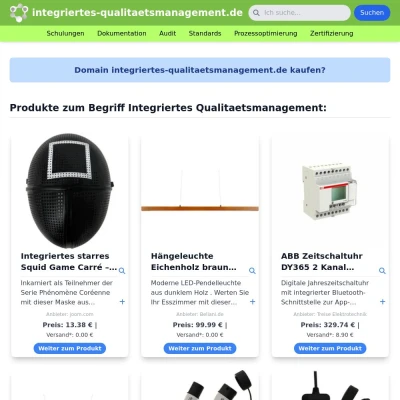 Screenshot integriertes-qualitaetsmanagement.de