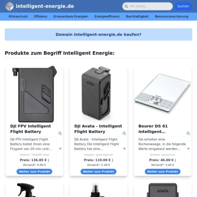 Screenshot intelligent-energie.de