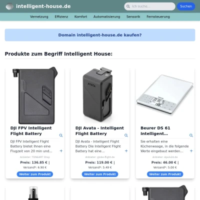 Screenshot intelligent-house.de