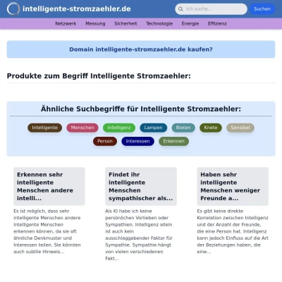 Screenshot intelligente-stromzaehler.de