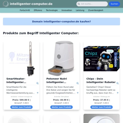Screenshot intelligenter-computer.de