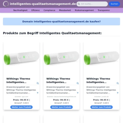 Screenshot intelligentes-qualitaetsmanagement.de