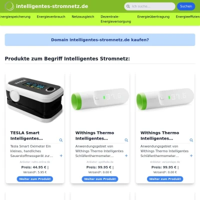 Screenshot intelligentes-stromnetz.de