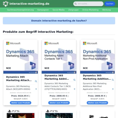 Screenshot interactive-marketing.de