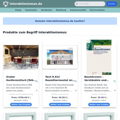 Screenshot interaktionismus.de