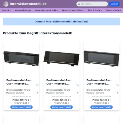 Screenshot interaktionsmodell.de