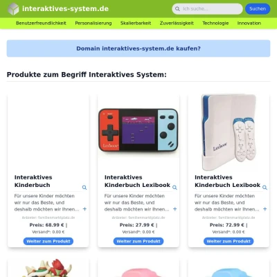 Screenshot interaktives-system.de