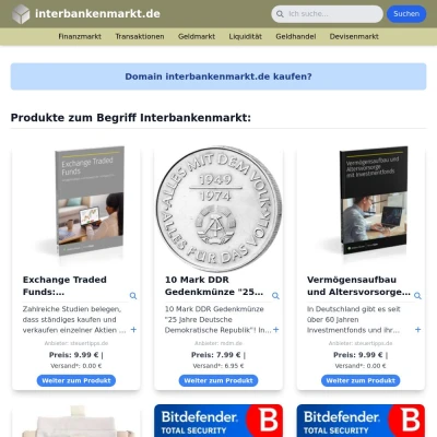 Screenshot interbankenmarkt.de