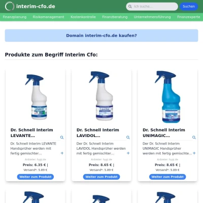 Screenshot interim-cfo.de