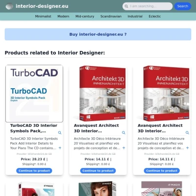 Screenshot interior-designer.eu