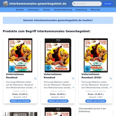 Screenshot interkommunales-gewerbegebiet.de