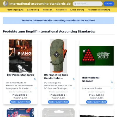 Screenshot international-accounting-standards.de