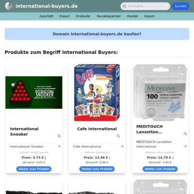 Screenshot international-buyers.de