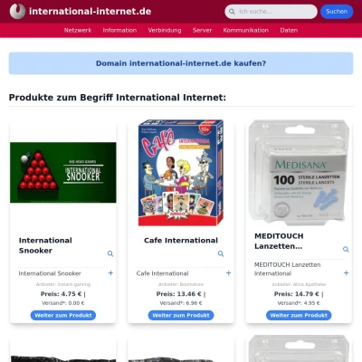 Screenshot international-internet.de