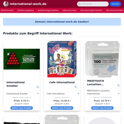 Screenshot international-work.de