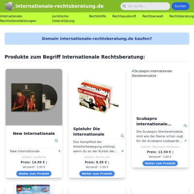 Screenshot internationale-rechtsberatung.de