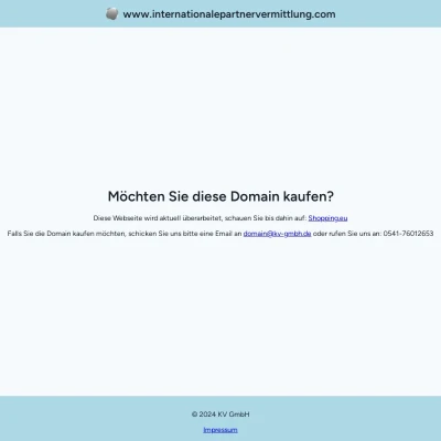 Screenshot internationalepartnervermittlung.com