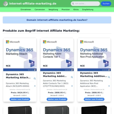 Screenshot internet-affiliate-marketing.de