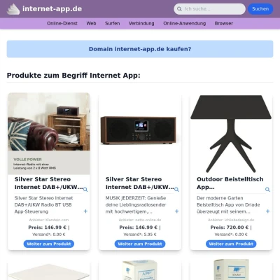 Screenshot internet-app.de