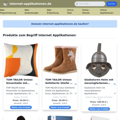 Screenshot internet-applikationen.de