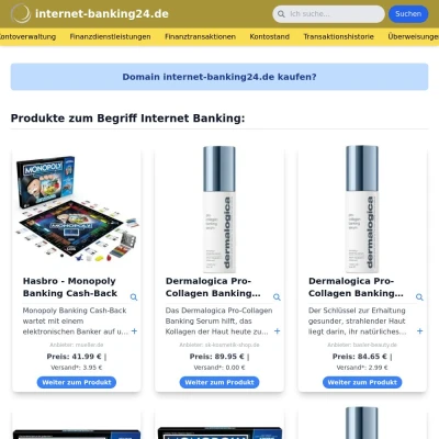 Screenshot internet-banking24.de